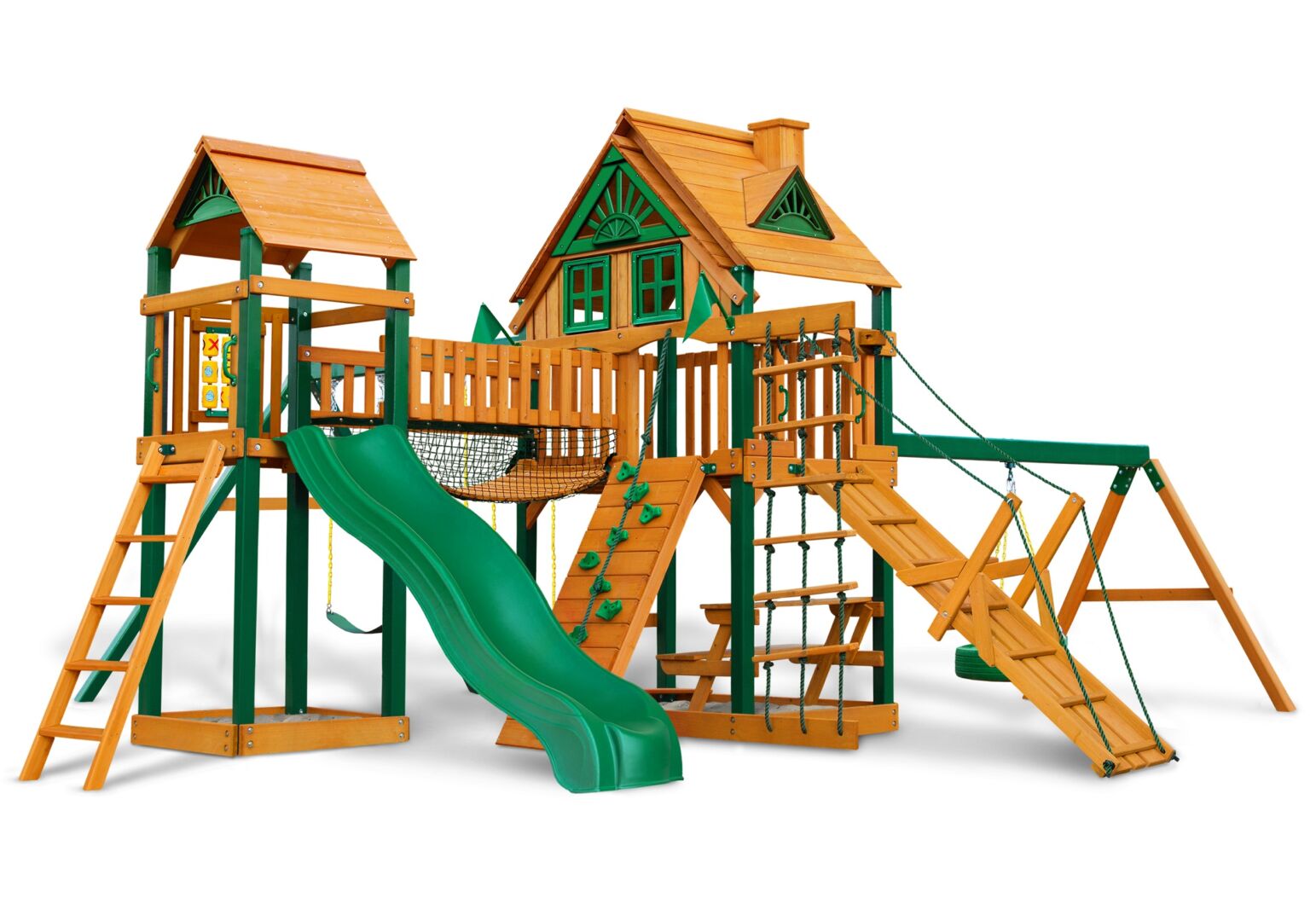 Horizon w/ Clatter Bridge & Tower, Tire Swing, Treehouse Roof w/ Fort