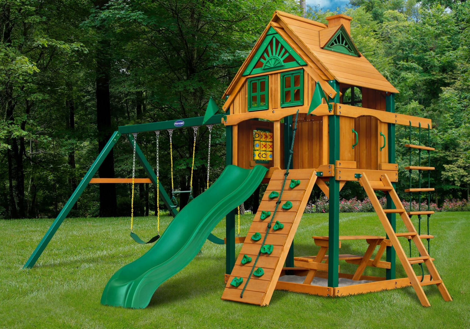 treehouse swingset