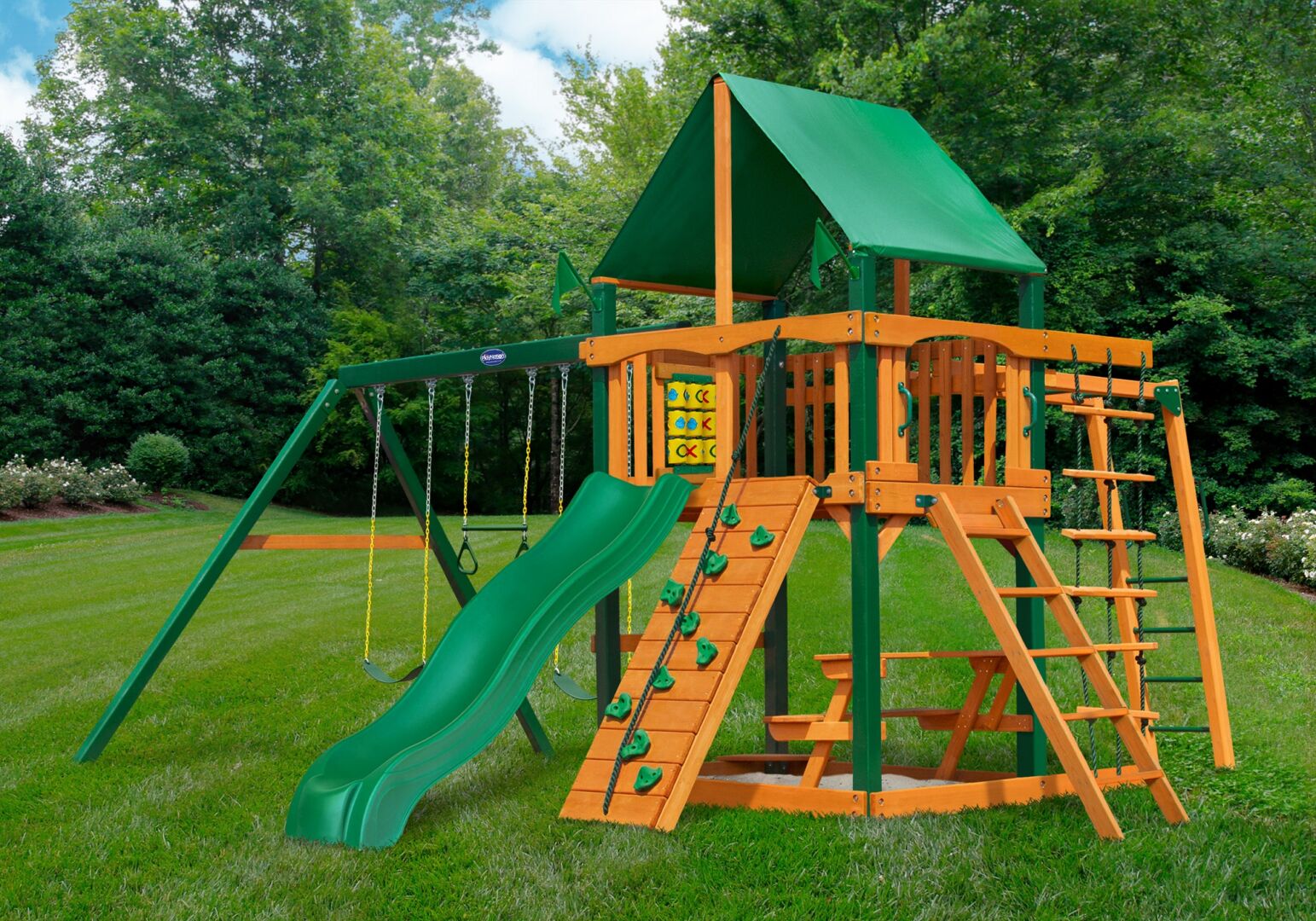 swing slide monkey bars