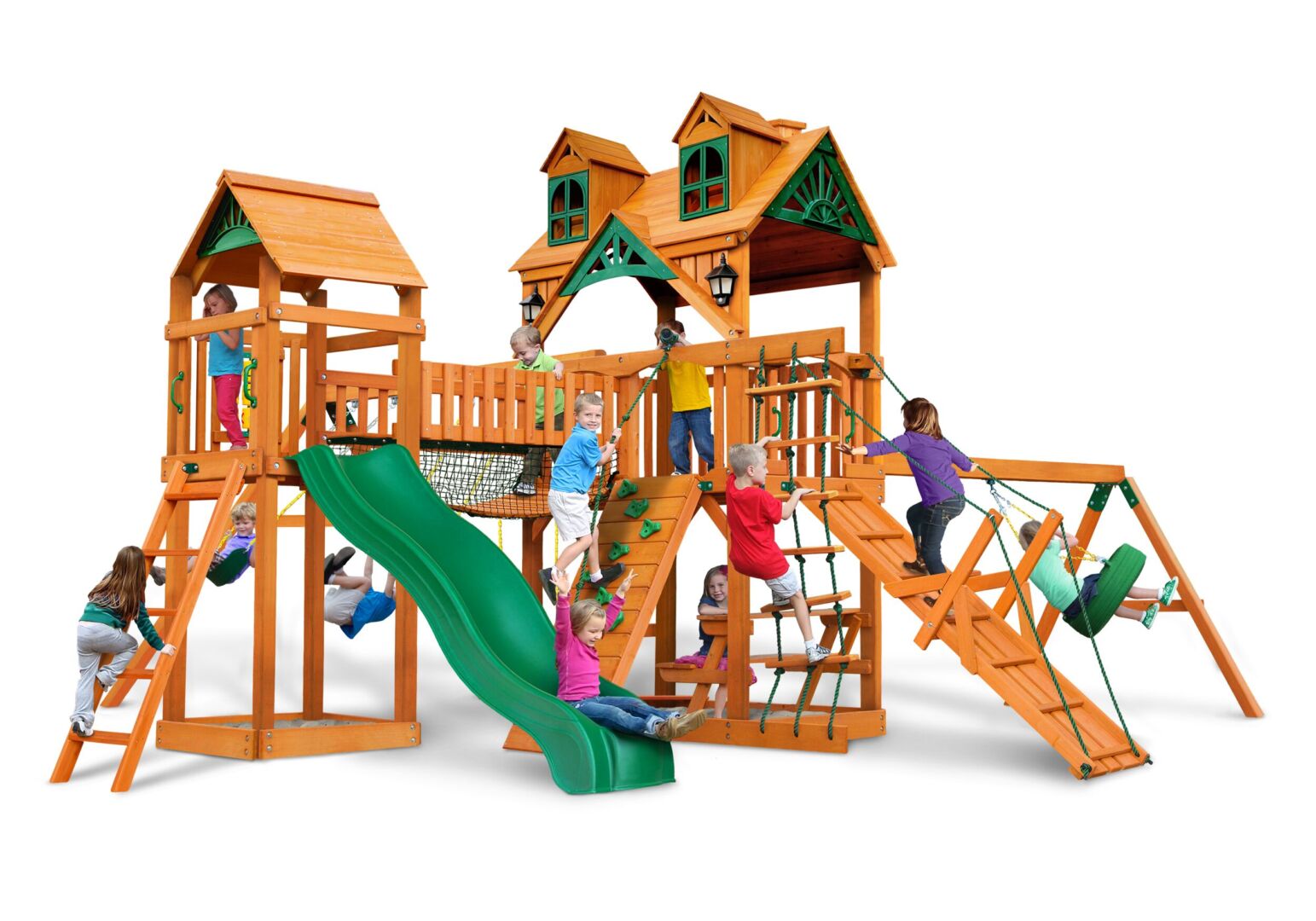 Horizon w/ Clatter Bridge & Tower, Tire Swing, Swing Set Playnation