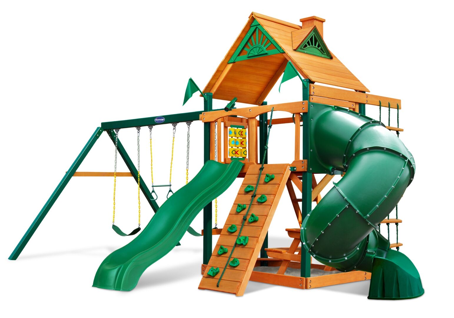 Horizon W Tube Slide Swing Set Playnation Orlando