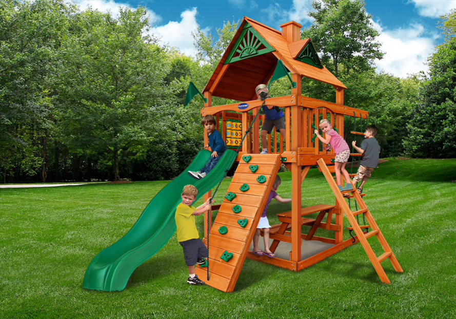 chateau tower swing set