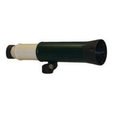 A green and black TELESCOPE on a white background.