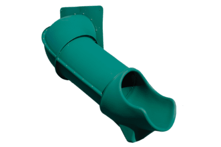 A green plastic SIDEWINDER SLIDE 5′ with a handle on it.