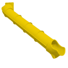A yellow plastic SIDEWINDER SLIDE 9′ on a white background.