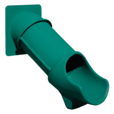 Green tube slide