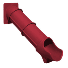 Red tube slide