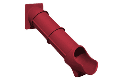 Red tube slide