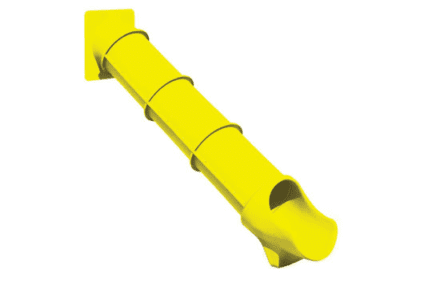 Yellow tube slide