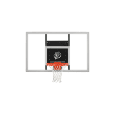A GS60 BASELINE WALL-MOUNTED basketball hoop on a white background.