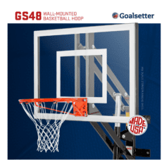 Goalsetter wall-mounted basketball hoop