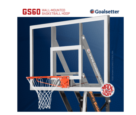Goalsetter GS60 wall-mounted basketball hoop