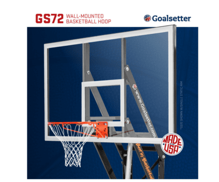 Goalsetter GS72 wall-mounted basketball hoop