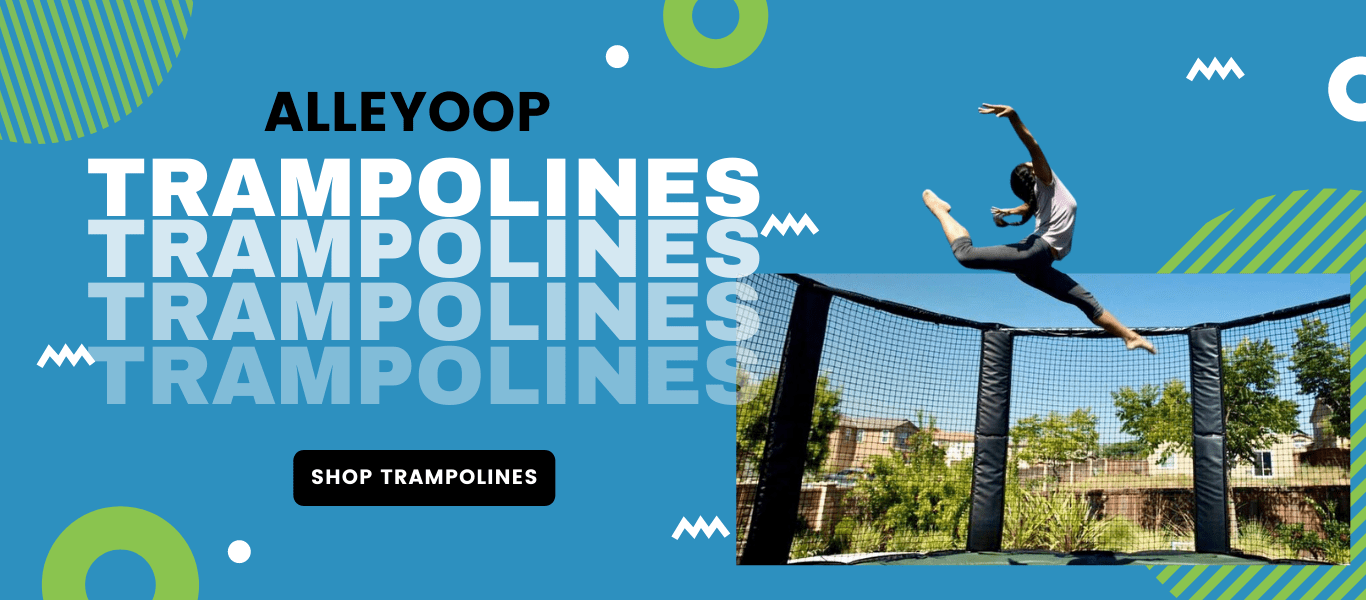 Alleyoop trampolines poster with picture