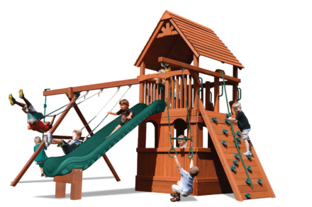 Turbo Deluxe Fort w/Lower Level Playhouse