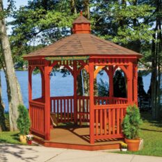 10' Octagon Wood Gazebo