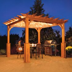 10' x 10' Traditional Wood Pergola