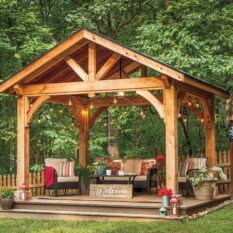 10' x 12' Alpine Cedar Pavilion