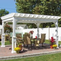 10' x 12' Traditional Vinyl Pergola