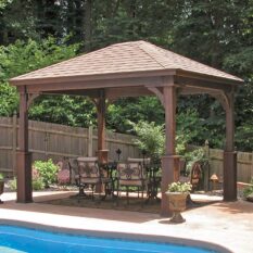 10′ x 12′ Traditional Wood Pavilion