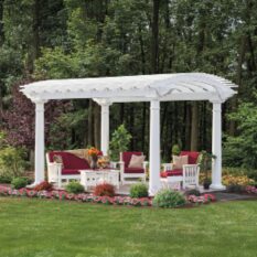10' x 14' Arcadian Vinyl Pergola