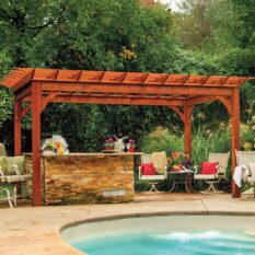 10' x 14' Traditional Wood Pergola