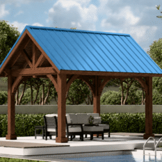 10' x 14' Alpine Cedar Pavilion
