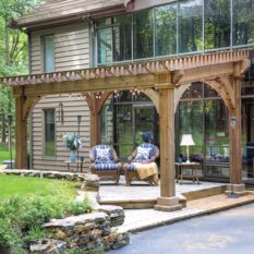 10' x 16' Santa Fe Cedar Pergola