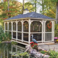 10' x 20' Rectangle Almond Vinyl Gazebo