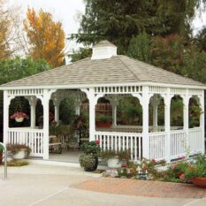 12' x 20' Rectangle Vinyl Gazebo