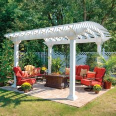 12' x 12' Arcadian Vinyl Pergola