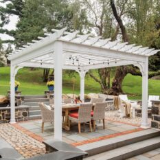 12' x 12' Traditional Vinyl Pergola