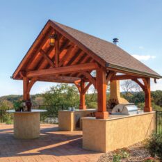 12' x 14' Alpine Cedar Pavilion