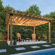 12' x 14' Hollander Wood Pergola