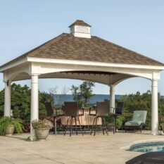 12' x 16' Hampton Vinyl Pavilion