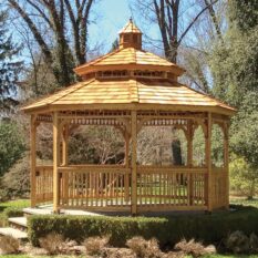 14' Octagon Wood Gazebo