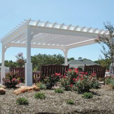 14' x 14' Traditional Vinyl Pergola