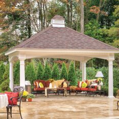 14' x 16' Hampton Vinyl Pavilion