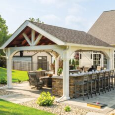 14' x 16' A-Frame Vinyl Pavilion
