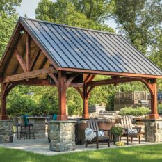 14' x 18' Alpine Cedar Pavilion