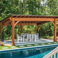 14' x 20' Santa Fe Wood Pavilion