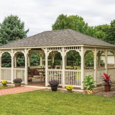 14' x 20' Rectangle Vinyl Gazebo