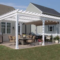 14' x 20' Traditional Vinyl Pergola