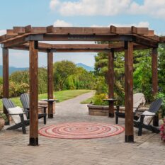 16' Ring of Fire Cedar Pergola