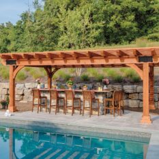 16' x 22' Kingston Cedar Pergola