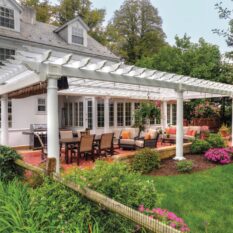 16' x 32' Artisan Vinyl Pergola