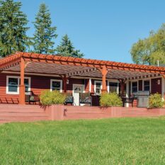 16' x 32' Traditional Wood Pergola