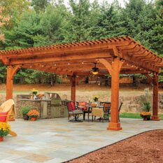 18' x 18' Kingston Cedar Pergola