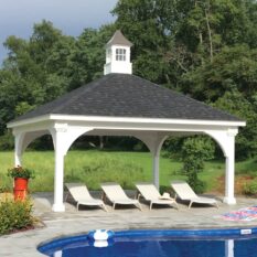 20' x 20' Grand Estate Vinyl Pavilion
