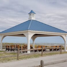 24' x 24' Grand Estate Vinyl Pavilion